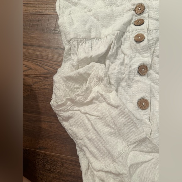 Mini White Summer Dress - Picture 3 of 5